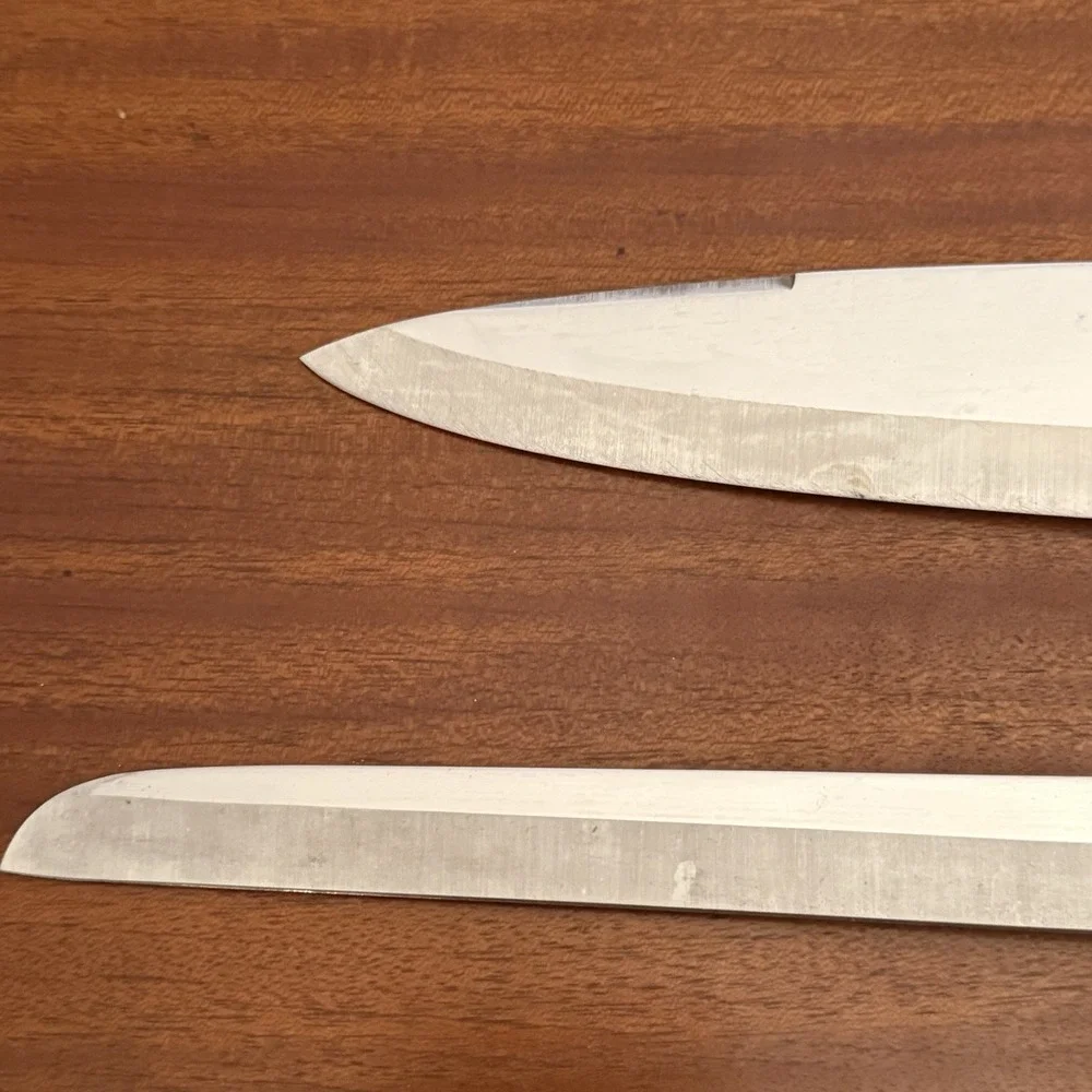 Vintage Maxam Steel Knife Lot‎ – Set of 2 – Made in Japan – Wood Handles